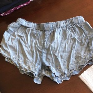 Fabric shorts